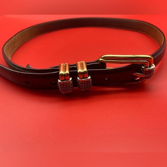 Brighton Women’s Black Leather Belt ML-32 4B603 - Picture 4 of 7